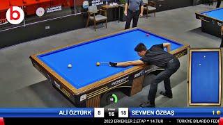 SEYMEN ÖZBAŞ vs ALİ ÖZTÜRK | 3 Cushion Billiards Championship ANKARA