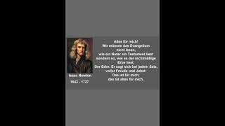 Isaac Newton Zitat