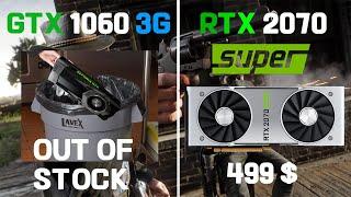 GTX 1060 3G vs RTX 2070 SUPER 8G Test in 23 Games 4K