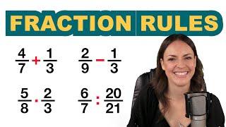 ALL Rules for Fractions – Calculating