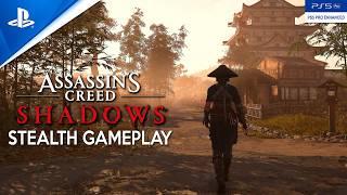 ASSASSIN'S CREED SHADOWS New Stealth Gameplay Demo | Most Ambitious PS5 Pro SHINOBI OPEN WORLD