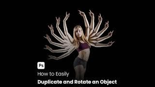 How to Easily Duplicate and Rotate an Object using Adobe Photoshop