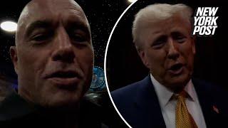 Trump wraps up '3 hour' Joe Rogan podcast appearance