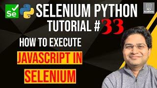 Selenium Python Tutorial #33 - How to execute JavaScript in Selenium