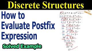 How to Evaluate Postfix Expression without Stack