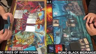 Pioneer - 5c Fires of Inventions Vs Mono Black Midrange