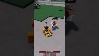 toxic player gets humbled #thestrongestbattlegrounds #roblox #shorts