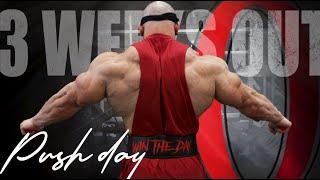 ROAD TO THE O | 3 WEEKS OUT | Hunter Labrada | PUSH DAY WITH THE BOYS