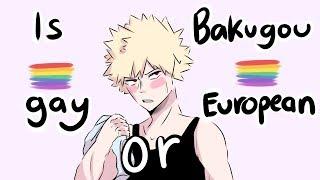 [ BNHA ] | Is Bakugou Gay or European? | ANIMATIC |