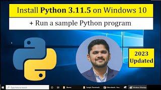 How to install Python 3.11.5 on Windows 10 | Amit Thinks