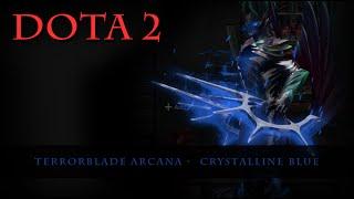 Dota 2 - Terrorblade Arcana Crystalline Blue