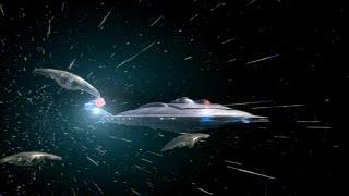 Enterprise NX-01 battle Mazarite ships