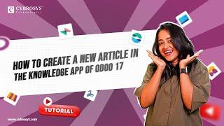 How to Create a New Article in Knowledge App in Odoo 17 | Odoo 17 Functional Videos