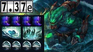 Tidehunter -  1 Hour Game   [Full Match Gameplay Dota 2] 7.37e