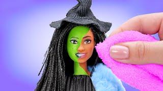 Transforming a Doll into Elphaba: Wicked Makeover Magic!