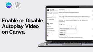 How To Enable or Disable Autoplay Video on Canva 2024 | Canva Tutorial