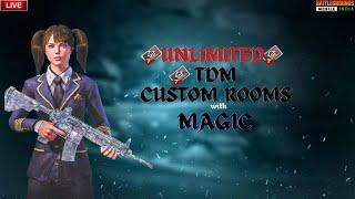 1v1 TDM CUSTOM ROOMS LIVE | SHORT STREAM | BGMI LIVE | MAGIC GAMING