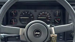 My "new" daily drive! A 32 year old Jeep XJ. Why? Just listen to it. POV drive Jeep Cherokee 4.0