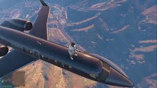 GTA 5 - GRAPPLING HOOK MOD - PLANE JACK FAIL !!