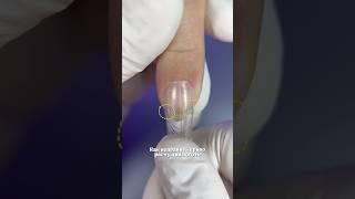 КРИВОЙ НОГОТЬ! #верхниеформы #маникюр #курсыманикюра #рязань #ногти