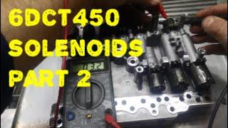 Powershift Ford 6DCT450 DPS6 DCT Solenoid Testing P2of3 MPS6 W6DGA EVO SST Semi Auto Transmission