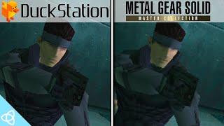 Metal Gear Solid - Master Collection vs. Duckstation Emulator | Side by Side