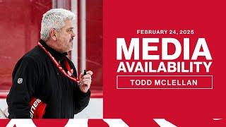 Todd McLellan Practice Media Availability | Feb. 24, 2025