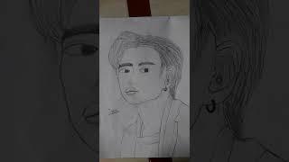 jimin drawing #shorts #viral #suggested #naitik art #arts