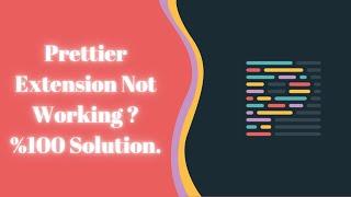 Prettier Extension not working ? Here is the Solution. Visual Studio | Prettier Extension Solution.