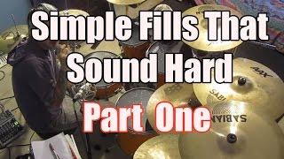 Simple Drum Fills That Sound Hard - Drum Lesson