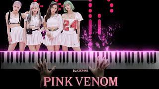 BLACKPINK - Pink Venom (Piano Cover with Lyrics)