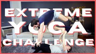 we did the extreme yoga challenge...