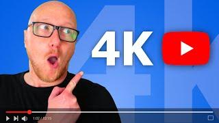 How to upload 4k videos to YouTube from pc