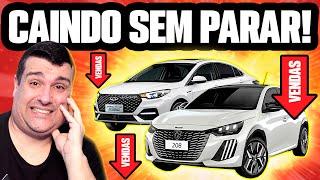 NINGUÉM TÁ COMPRANDO MAIS! CARROS que DESPENCARAM NAS VENDAS em 2024!