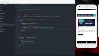 React Native open website URL in default browser Android Example