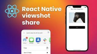 Share an image in a React Native app