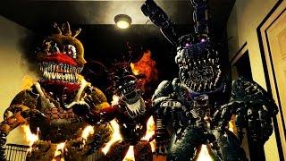 Garry's Mod (GMod) Five Nights at Freddy's (FNAF) 4 Nightmare Animatronics Pill Pack Gameplay