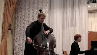 Anton Zimmermann Konzert in D 1st mov Volodymyr Grechukh - double bass Natalia Fortuchenko - piano