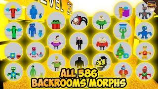 [ALL] How to get ALL 586 BACKROOMS MORPHS in Backrooms Morphs | Roblox