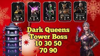 Dark Queens Tower Normal Boss 10 30 50 70 90 | MK Mobile