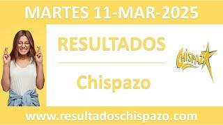 Resultado del sorteo Chispazo del martes 11 de marzo de 2025