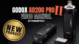 Godox AD200 Pro II Complete Video Guide