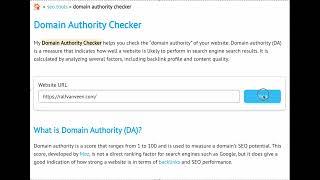 Domain Authority Checker - Free SEO tool