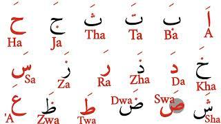 AlQaeda Pronouncing Arabic Letters With Fatha #arabic #arabicletters