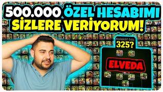 ELVEDA.. 500.000 ÖZEL HESABIMI VERİYORUM! SON BİR KOLEKTİF GÜÇ REKORU! eFootball Mobile 2025