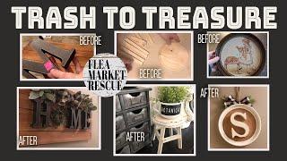 TRASH TO TREASURE DIY FARMHOUSE DECOR PROJECTS-UPCYCLING THRIFTED ITEMS