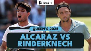 Carlos Alcaraz vs Arthur Rinderknech Highlights | Queen's 2025