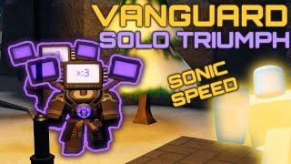 VANGUARD CHALLENGE SOLO TRIUMPH | Tower Defense Simulator | Roblox