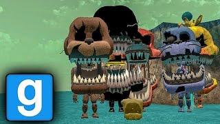 FNAF 4 GIANT HEADS | Five Nights at Freddy's Gmod