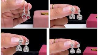 925 Silver Earrings and Jhumkas with affordable price